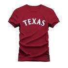 Camiseta Algodão 30.1 Premium Estampada Texas