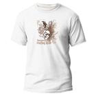 Camiseta Algodão Básica Premium Estampa Digital Corvo Head