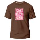 Camiseta Algodão Básica Premium Estampa Digital Mutante Rosa