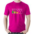 Camiseta Algodão Bateria Social - Foca na Moda