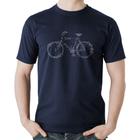 Camiseta Algodão Bicicletas e Símbolos - Foca na Moda