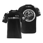 Camiseta algodao - black skull (bope - preto 06)