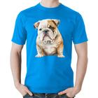 Camiseta Algodão Bulldog-Inglês - Foca na Moda