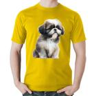 Camiseta Algodão Cachorro Shih Tzu Filhote - Foca na Moda