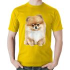 Camiseta Algodão Cachorro Spitz Alemão Lulu da pomerânia - Foca na Moda