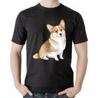 Camiseta Algodão Cachorro Welsh Corgi Pembroke - Foca na Moda