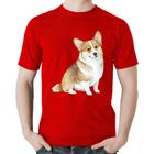 Camiseta Algodão Cachorro Welsh Corgi Pembroke - Foca na Moda