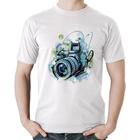 Camiseta Algodão Câmera Fotográfica - Foca na Moda