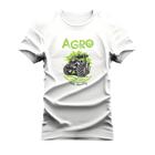 Camiseta Algodão Confortável Malha Mácia Estampada Agro Trator