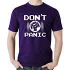 Camiseta Algodão Don't Panic - Foca na Moda