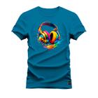 Camiseta Algodão Estampada Unissex Nexstar Varias Cores Sound Splash