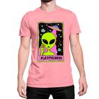 Camiseta Algodão ET Extraterrestre Ovni Abduzindo Seres