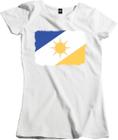 Camiseta Algodão Feminina Bandeira Estado do Tocantis Aquarela