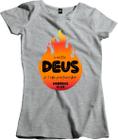 Camiseta Algodão Feminina cristã Deus é fogo consumidor