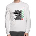 Camiseta Algodão Futebol que é bom, nada Manga Longa - Foca na Moda