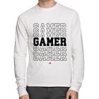 Camiseta Algodão Gamer Manga Longa - Foca na Moda