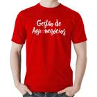 Camiseta Algodão Gestão de agronegócios por amor - Foca na Moda