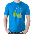 Camiseta Algodão Headphone Verde - Foca na Moda