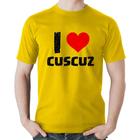 Camiseta Algodão I love cuscuz - Foca na Moda