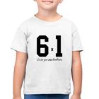 Camiseta Algodão Infantil 6x1 - Foca na Moda