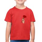 Camiseta Algodão Infantil A Rose for you - Foca na Moda