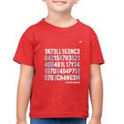 Camiseta Algodão Infantil Adapt to change - Foca na Moda