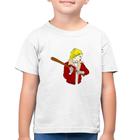 Camiseta Algodão Infantil Baseball Girl - Foca na Moda