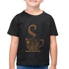 Camiseta Algodão Infantil Café Coffee - Foca na Moda