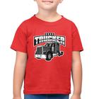 Camiseta Algodão Infantil Caminhão Road Trucker Caminhoneiro - Foca na Moda