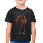 Camiseta Algodão Infantil Cavalo Andaluz - Foca na Moda