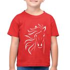 Camiseta Algodão Infantil Cavalo Traços - Foca na Moda