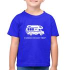 Camiseta Algodão Infantil Family Road Trip Motorhome - Foca na Moda