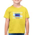 Camiseta Algodão Infantil Fita Cassete - Foca na Moda