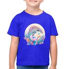 Camiseta Algodão Infantil Golfinho Fofo - Foca na Moda