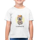 Camiseta Algodão Infantil Llamastê - Foca na Moda