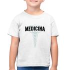 Camiseta Algodão Infantil Medicina - Foca na Moda