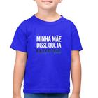 Camiseta Algodão Infantil Minha mãe disse que ia fazer frio - Foca na Moda