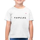 Camiseta Algodão Infantil Parças - Foca na Moda