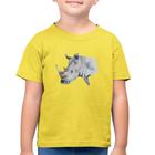 Camiseta Algodão Infantil Rinoceronte - Foca na Moda