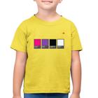 Camiseta Algodão Infantil Rock Color Guide - Foca na Moda