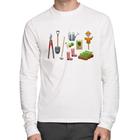 Camiseta Algodão Jardinagem Paisagista Manga Longa - Foca na Moda