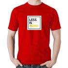 Camiseta Algodão Less is More - Foca na Moda