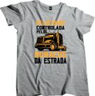 Camiseta Algodão Masculina Caminhoneiro Velocidade controlada