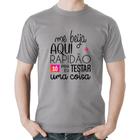 Camiseta Algodão Me beija aqui rapidão - Foca na Moda