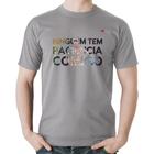 Camiseta Algodão Ninguém tem paciência comigo - Foca na Moda