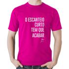 Camiseta Algodão O escanteio curto tem que acabar - Foca na Moda