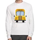 Camiseta Algodão Ônibus Escolar Manga Longa - Foca na Moda