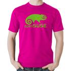 Camiseta Algodão openSUSE Linux Logo - Foca na Moda