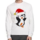 Camiseta Algodão Pinguim Noel Manga Longa - Foca na Moda