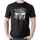 Camiseta Algodão Please Love Rescue - Foca na Moda